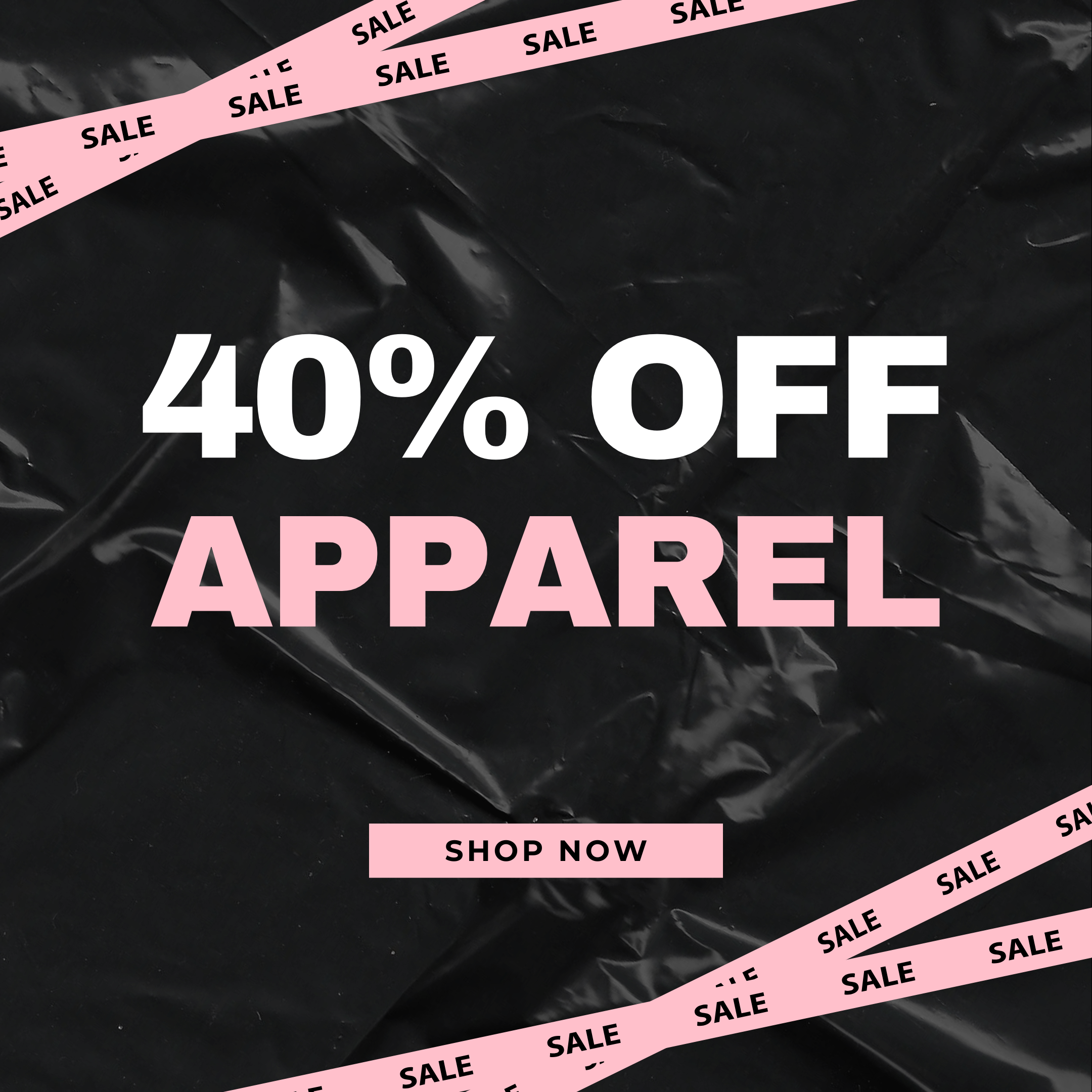 40% OFF APPAREL