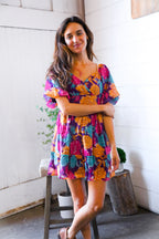 Rosewood Romance Banded Surplice Dress