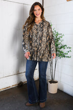 Follow Your Instincts Button Down Blouse