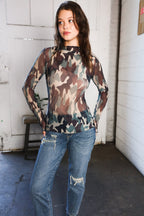 Sneaky Little Layer Sheer Top