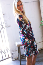 An Evening Out Navy Empire Waist Dress