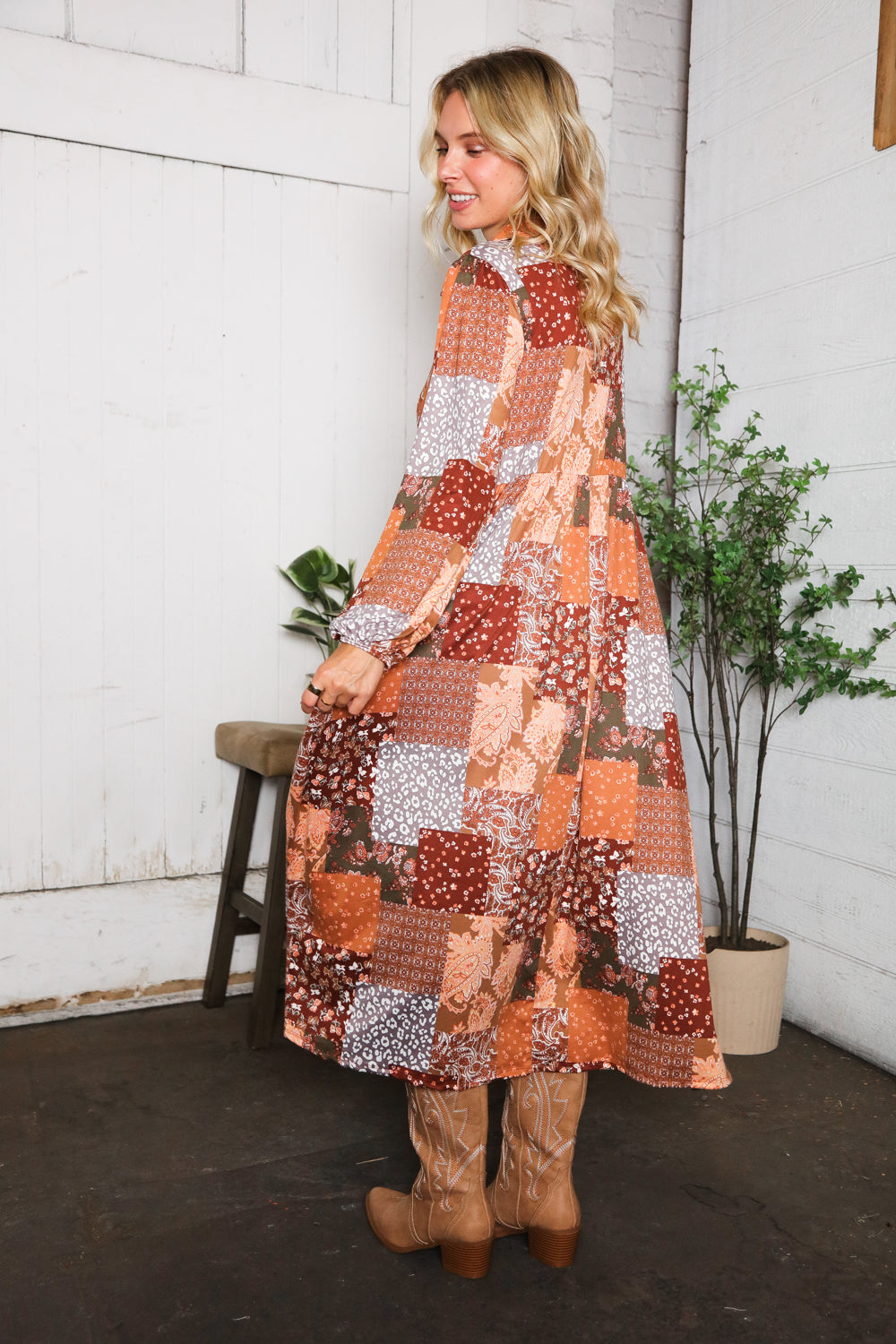 A Homestead Beauty Patchwork Dress