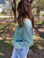 PREORDER: Tara Exposed Seam Sweatshirt