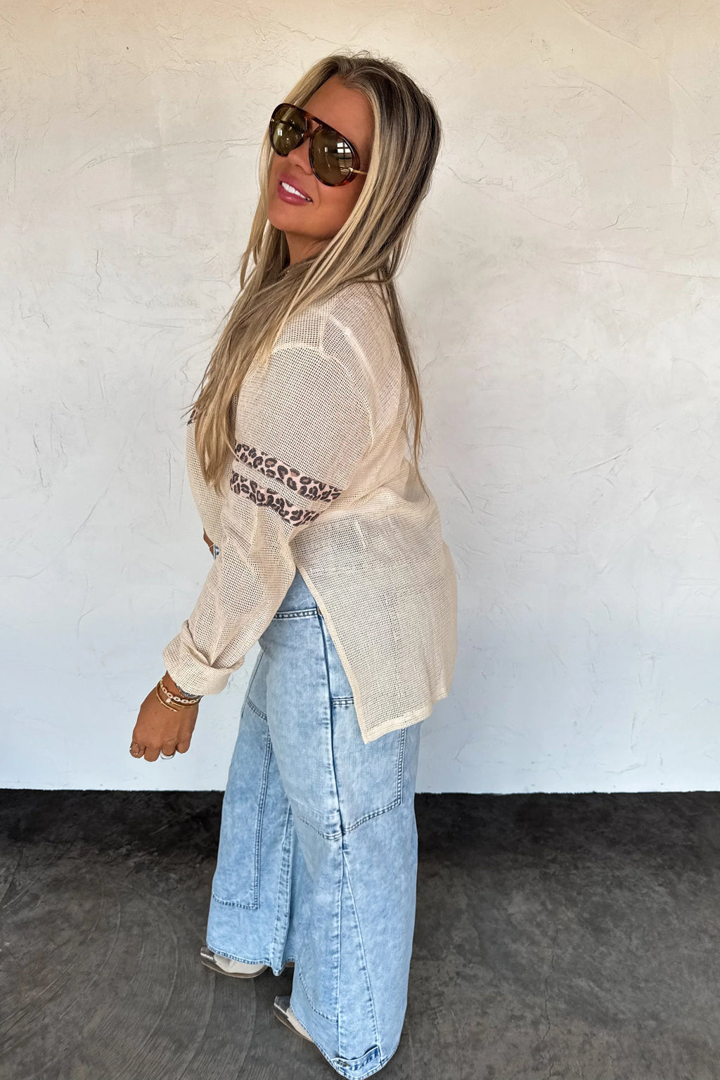 PREORDER: Star Mellow Mesh Cotton Top