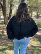 PREORDER: Tara Exposed Seam Sweatshirt