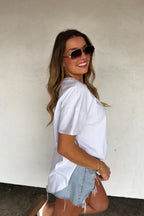 PREORDER: Blakeley Spring Joey Washed Cotton Boyfriend Tee