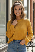 Heart of Gold Lightweight Knit