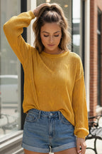 Heart of Gold Lightweight Knit