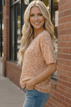 Blush Safari Knit Tee