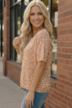 Blush Safari Knit Tee