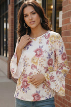 Blossom Lane Bell Sleeve Top