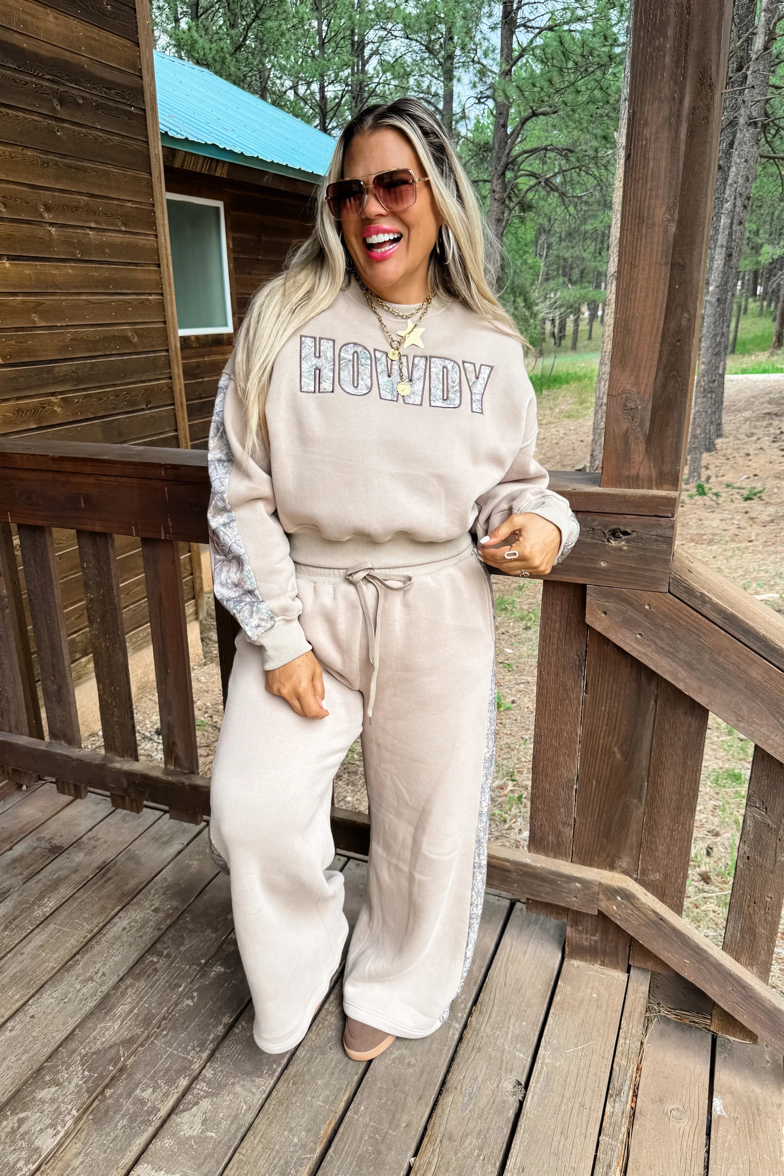 PREORDER: Howdy Camo Pant Set