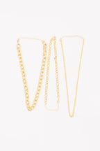 Big, Bold and Beautiful Layered Chunky Necklace in Gold