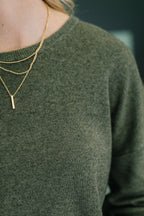 Clove Sweater in Moss