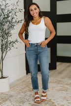 Kimber Mid Rise Boyfriend Cuffed Jean