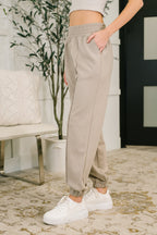 Every Second, Every Hour Jogger Bottoms in Ash Mocha