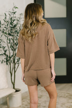 Fight the Feeling Top and Bottom Set in Brown