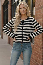 The Parisian Stripe Cardigan