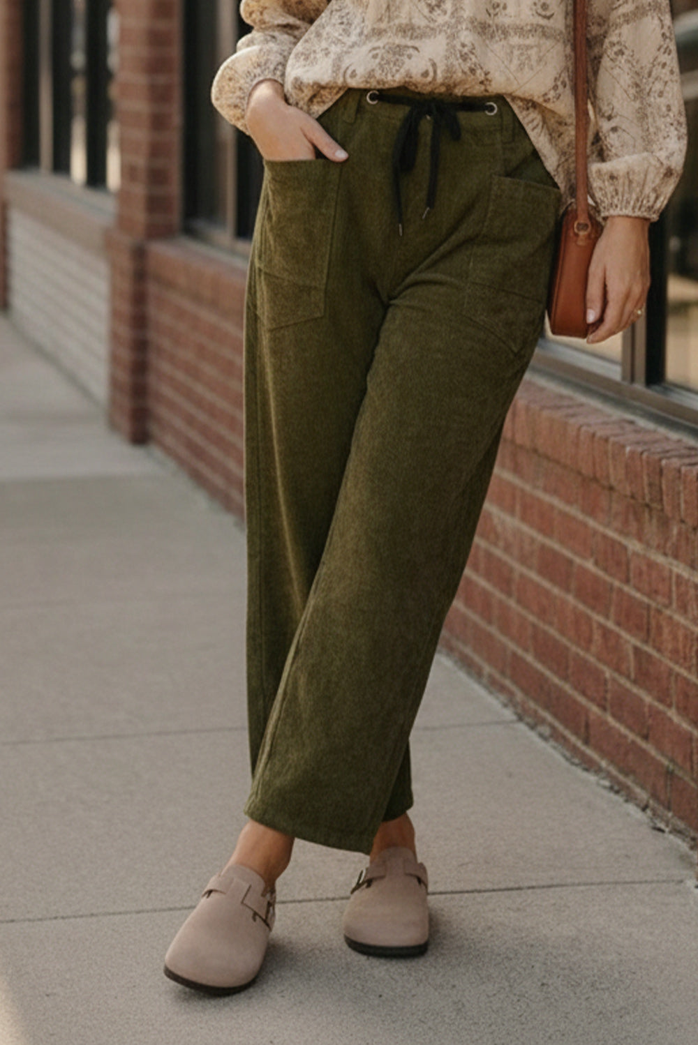 Stealth Mode Olive Drawstring Pants