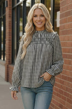 Wildwood Check White Smock