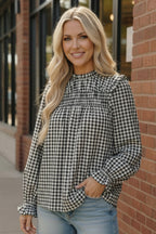 Wildwood Check White Smock