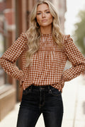 Checkmate Charm Blouse