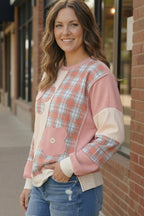 Pretty Prairie Patch Dusty Rose Pullover