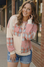 Pretty Prairie Patch Dusty Rose Pullover