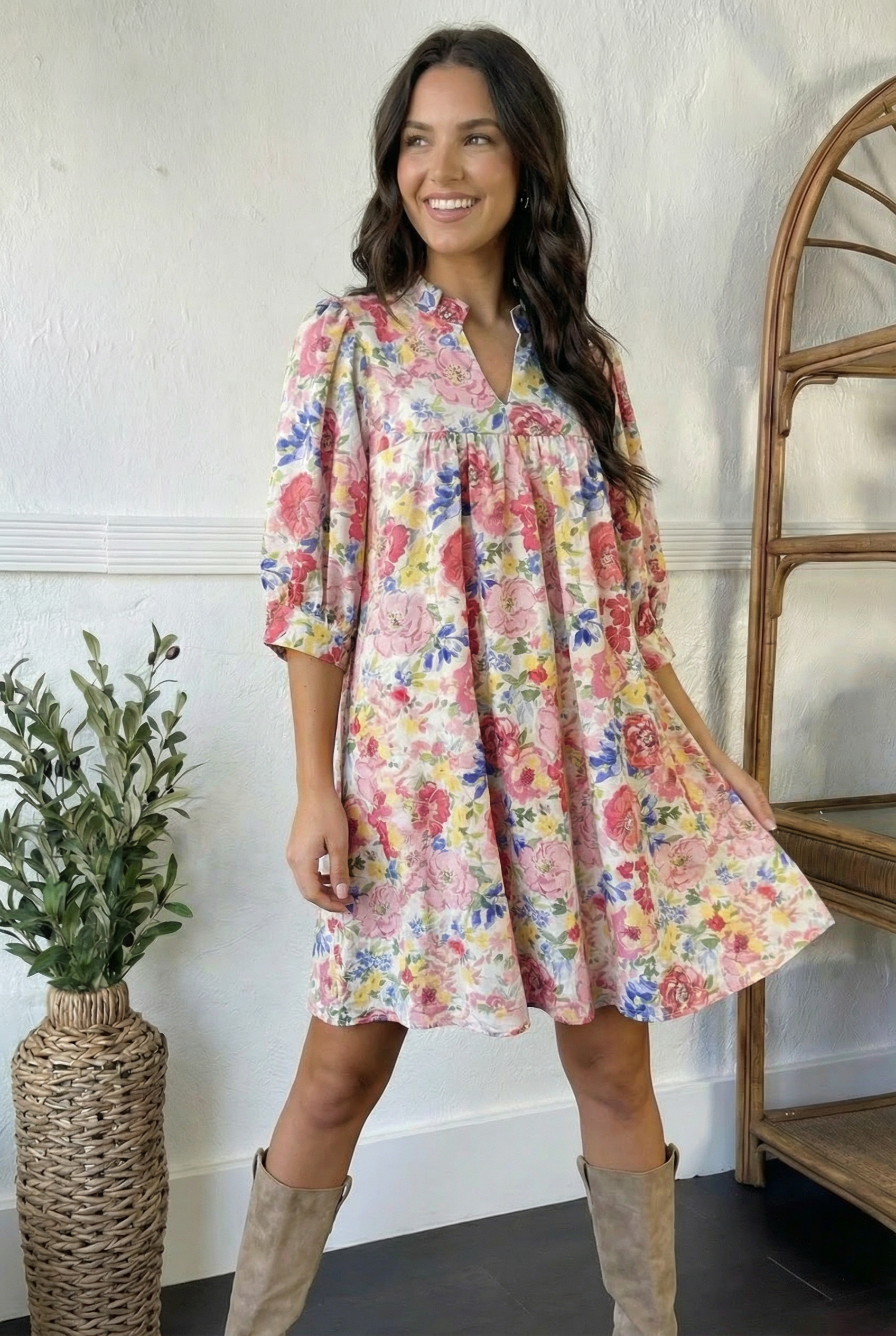 Porch Picnic Shift Dress