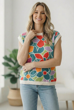 A Work of Art Ribbed Vest