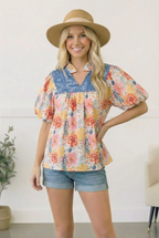 Singing in Spring Floral Top