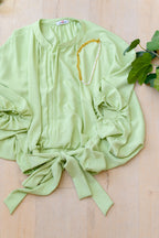 Hit Me Up Tie Detail Top