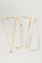 If I Only Could Layered Boho Necklace Set