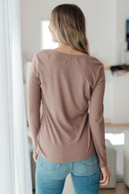 Indeed You Do Long Sleeve V-Neck Top