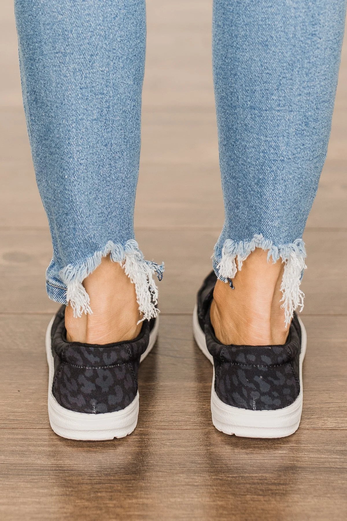 Maya Sneaker in Black Leopard