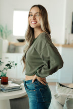 Just a Casual Crop Pullover