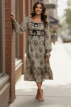 Garden Chateau Midi Dress
