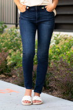 Kenna High Rise Washed Skinny Jean