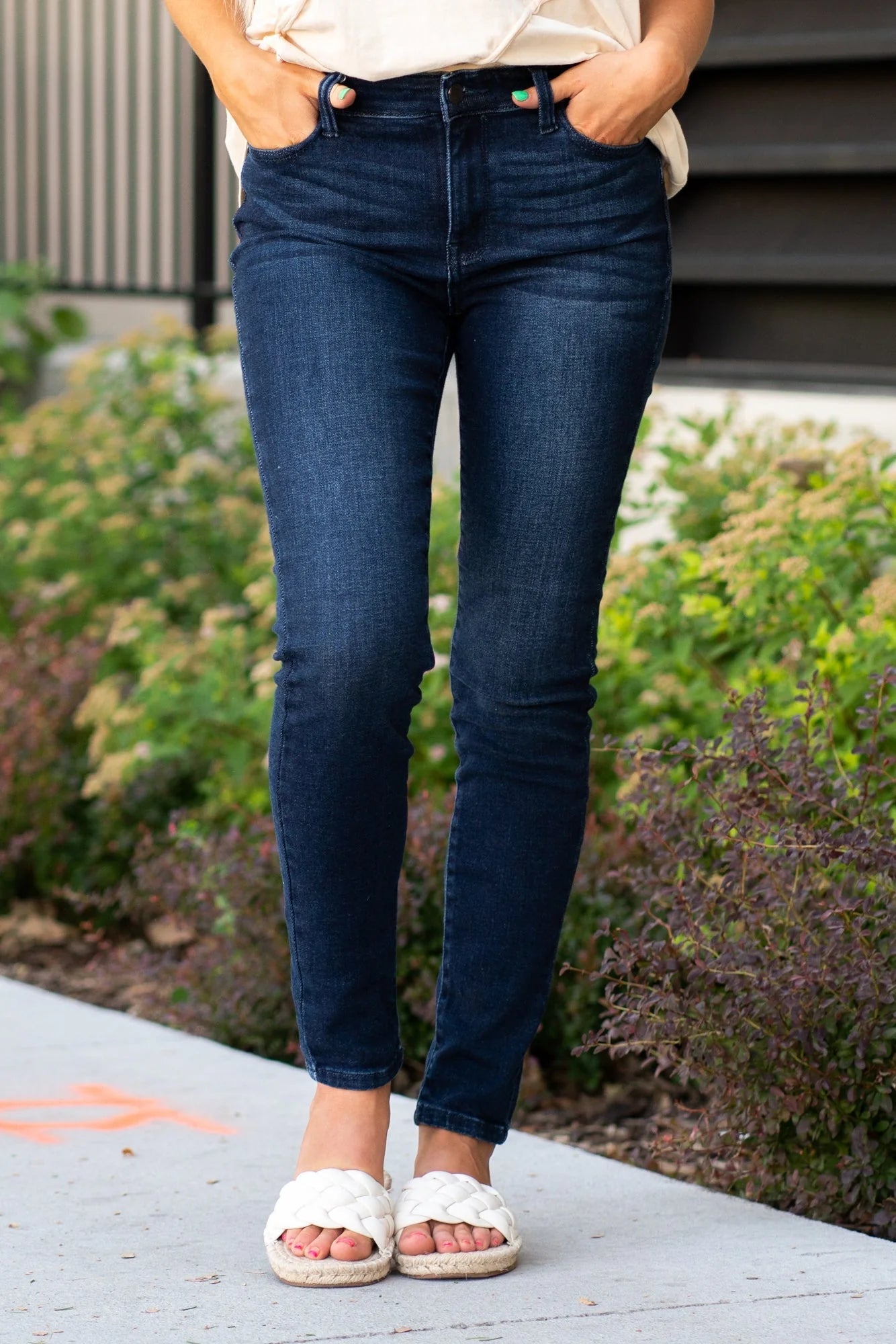 Kenna High Rise Washed Skinny Jean
