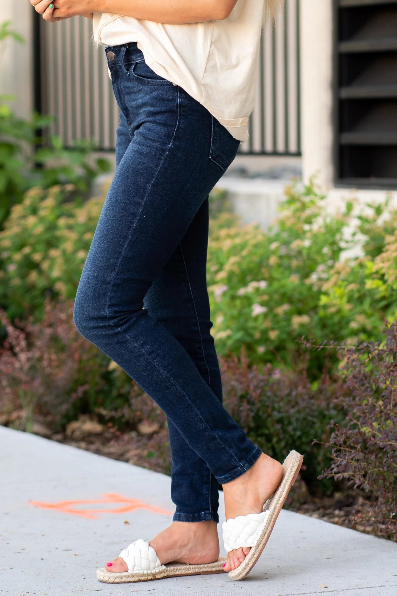 Kenna High Rise Washed Skinny Jean