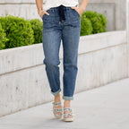 Carolina High Rise Denim Jogger