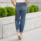 Carolina High Rise Denim Jogger