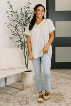 You Just Get It V-Neck Top