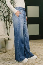 Zenim Printed Wide Leg Bottoms