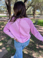 PREORDER: Tara Exposed Seam Sweatshirt