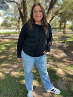 PREORDER: Tara Exposed Seam Sweatshirt