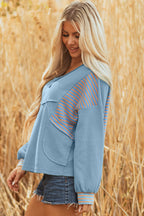 Dusk Til Dawn Striped Oversized Pullover