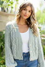 Winter Belle Button Down Sweater