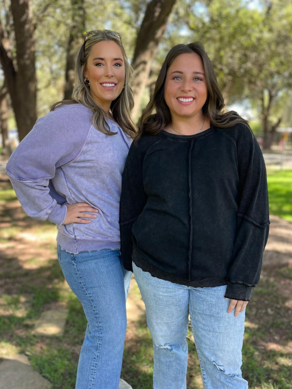 PREORDER: Tara Exposed Seam Sweatshirt