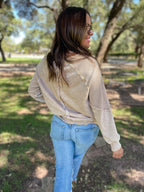 PREORDER: Tara Exposed Seam Sweatshirt